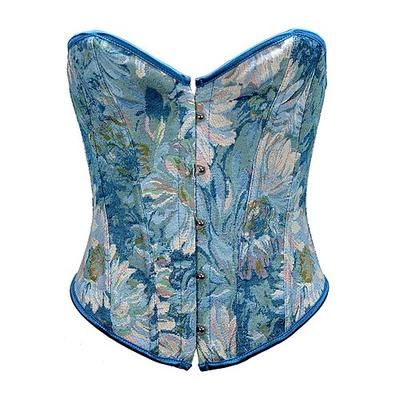 Retrò Vintage Medievale Rinascimento Corsetto Gilet Bustino Costume Per donna Celtico Fantasia Halloween Carnevale Mascherata Feste Casual Quotidiano LARP Adulti Corsetto