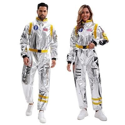 Costume Cosplay Astronauta Halloween Adulti Coppia Per uomo Per donna Halloween Carnevale Settimana del libro Carnevale Halloween Sinfonia di storie Costumi di Halloween facili Vestirsi