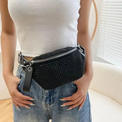 Designer Lady Waist Bag 2025 New Chest pack Fashion Fanny pack Phone Purse Female Belt Bag Retro Diamond Shoulder Crossbody Bags