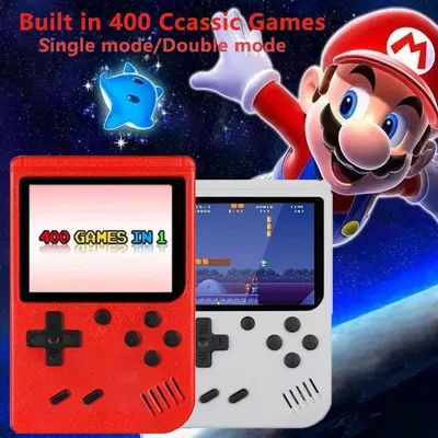 400 In 1 MINI Games Sup Handheld Game Players Portable Retro Video Game Console 8 Bit 2.4Inch Color LCD Screen Games HDMI Output