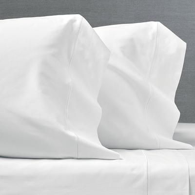Set of 2 Tailored Organic Percale Pillowcases - Dune, King - Frontgate Resort Collection™