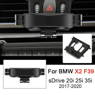 2017-2020 pour BMW X2 F39 sDrive 20i 25i 35i support de téléphone portable pour voiture supports de ventilation support GPS support de Navigation par gravité