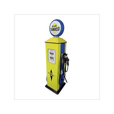 Roadside Relics Blue Sunoco Retro Gas Pump Replica Electric Vehicle (EV) Charger