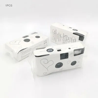 1-6PCS Retro 16/27 Photos 35mm Disposable Film Camera Manual Fool Optical Camera Children&s Gift Single Use Camera Film Sets