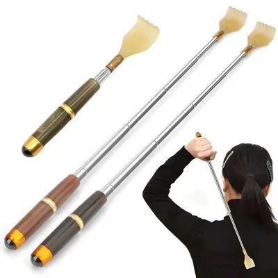 Extendable Magnetic Ball Hackle Back Scratcher With Magnet Telescopic Scratching Backscratcher Massager Back Scraper