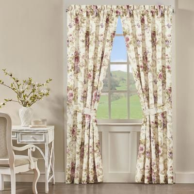 Chambord 84 Inch Window Panel Pair by Royal Court in Lavender (Size ONE SIZE)