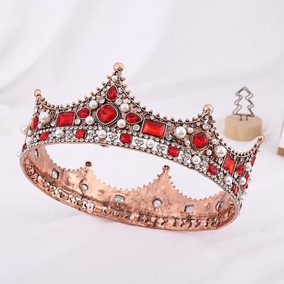Retrò Vintage Medievale Corona Mascherata Regina Principessa Costume Per donna Reale Mascherata Festa / Sera Mascherata Carnevale di Venezia Adulti Tiare