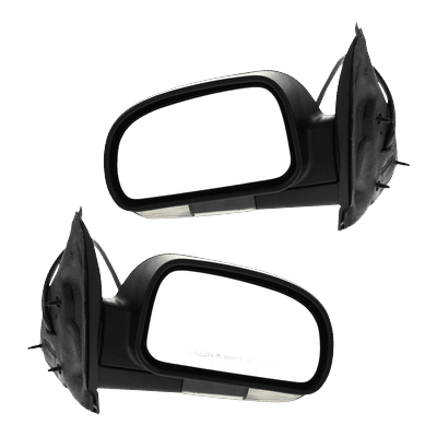 JC Whitney Mirror Textured Black, Driver & Passenger Side, 1-year limited warranty SET-JCV88ER-S