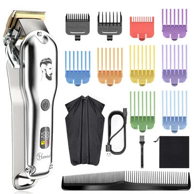 Professional Hair Cutting Machine Cordless Beard Trimmer Electric Clipper for Men USB Rechargeable Barber Tool