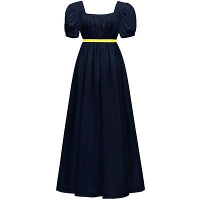 Medievale Rinascimento 18° Secolo Abito a vita impero Abito ispirato alla Reggenza Linea ad A Collo quadrato Costume Per donna Fantasia Halloween Carnevale Vacanza Casual Quotidiano LARP Adulti