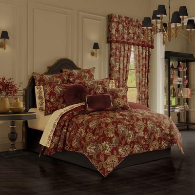 Montecito Red 3 Piece Quilt Set by Royal Court in Red (Size KING)