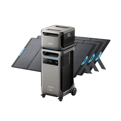 Anker SOLIX F3800 Plus + Expansion Battery + 3× 400W Solar Panel