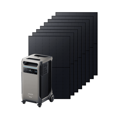 Anker SOLIX F3800 Plus Solar Generator + 8× 440W Rigid Solar Panel