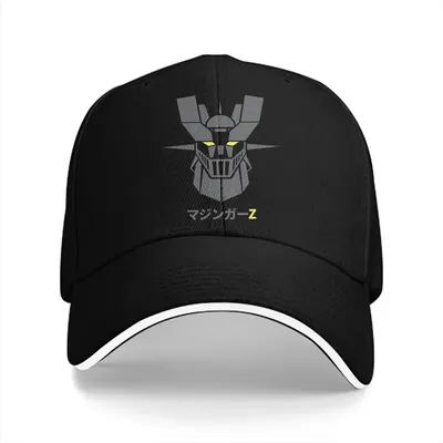 Mazinger Z-Casquette de Baseball Dark pour Homme et Femme, Chapeaux de Protection à Visière, Snapback UFO, Robot Grendizer