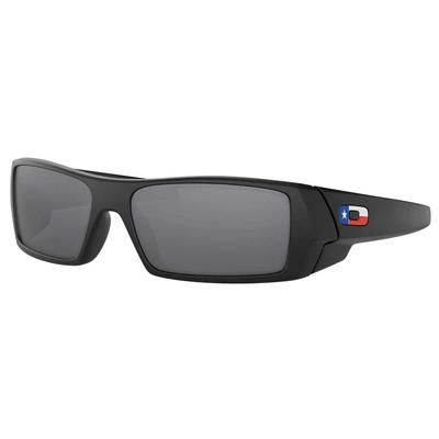 Oakley Gascan Sunglasses - Matte Black / Black Iridium Polarized Texas Flag Matte Black/Black Texas