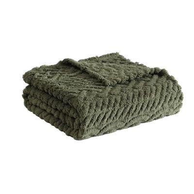 Declan Green Throw Blanket