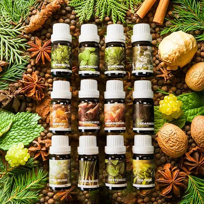 12Types Natural Plant Essential Oils Premium Grade Essential Oils skinCare Essential Oils For Diffuser Skin Candles