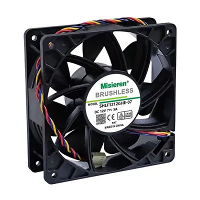 2025 Hot Miner Cooling Fan For Antminer Bitmain S7 S9 4-Pin Connector Brushless Replacement DC 12V 5.0A Cooler Fan Low Noise