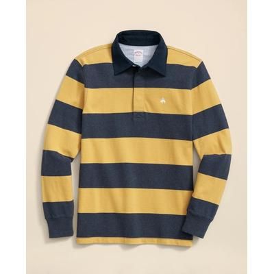 Brooks Brothers Men's Cotton Rugby Shirt | Blue | Size XS