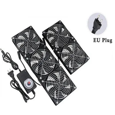 120mm 3000RPM Fan Cooling With Controller 12cm 12V 220V Machine Chassis Workstation Cabinet Radiator Server Fan