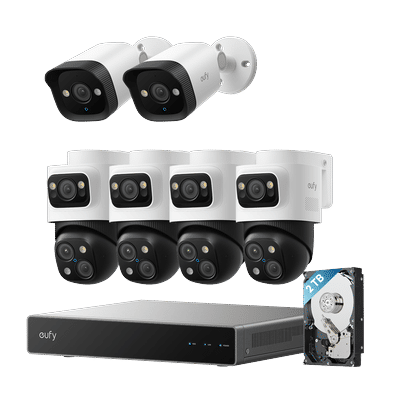 eufy PoE NVR Security System S4 Max + 2 PoE Cam E40 Add-Ons