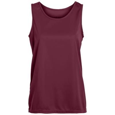 Augusta Sportswear 1706 Athletic Girls Training Tank Top in Maroon size Large | Polyester