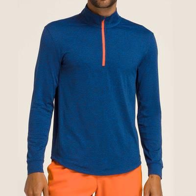 Wilson Everyday Performance Half-Zip Men's Tennis Apparel Royal Blue