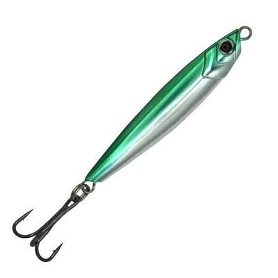 P-Line Haruki Jig Jigging Spoon - Chrome Blue Chartreuse