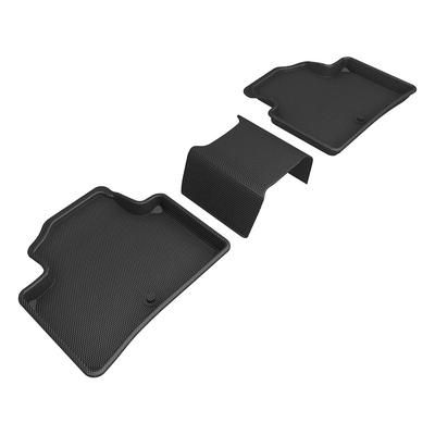 3D Mats USA Floor Made of Rubber Black Molded Liner, Limited Warranty L1GS01121509