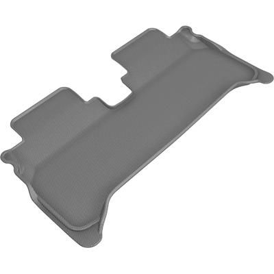 3D Mats USA Floor Made of Rubber Gray Molded Liner, Second Row, Limited Warranty L1CH09721501