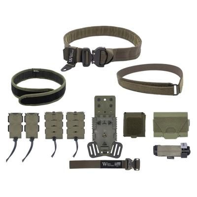 Wilder Tactical Urban Elite Kit w/ 500D Extended Dump Pouch Left Ranger Green 28-32 UEKRGEXSM-LH