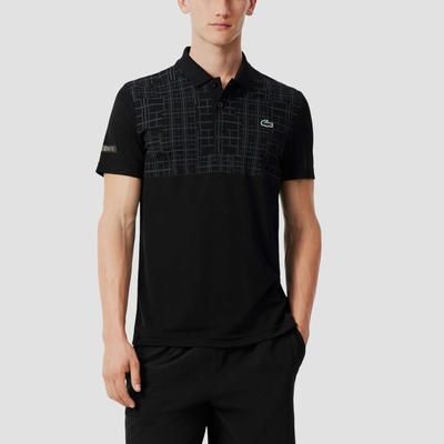 Lacoste Novak Djokovic Fan Polo Men's Tennis Apparel Black