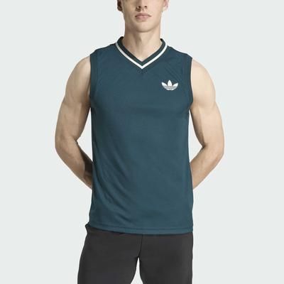 adidas Wimbledon 2025 Tank Pro Men's Tennis Apparel Aurora Ivy