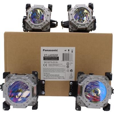 Panasonic Lamp & Housing QuadPack for The Panasonic PT-DS20K2U Projector - 1 Year Warranty