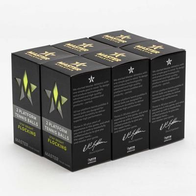 Master Athletics Master HV Platform Balls 2 Per Sleeve, 6 Sleeves Platform Tennis Balls