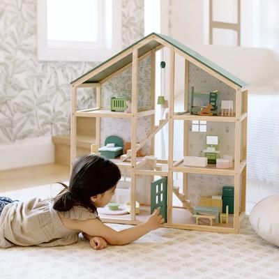 Tiny Land Sweetwood Evergreen Dollhouse without Dolls