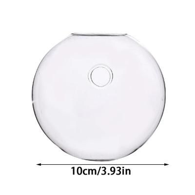 Wall Hanging Glass Flower Vase Terrarium Fish Tank Aquarium Container Home Garden Decoration 10CM