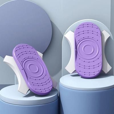 Adjustable Waist Twisting Disc Premium Weight Loss Twist Board For Effective Core Training And Slimming purple