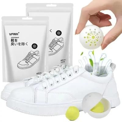 Long lasting Aromatic Deodorant Balls For Shoes, Multifunctional Jasmine Scent Fresheners For Footwear, Shoe Closet Long lasting Aromatic Deodorant Balls For Shoes, Multifunctional Jasmine Scent Fresheners For Footwear, Shoe Closet