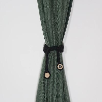 Handmade Magnetic Curtain Tieback With Cotton Rope Strap 5