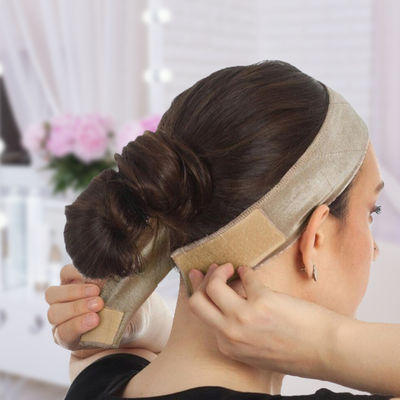Adjustable Soft Velvet Wig Grip Headband Skin