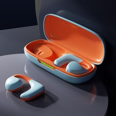 Open Air Conduction Bluetooth Headset Blue Orange