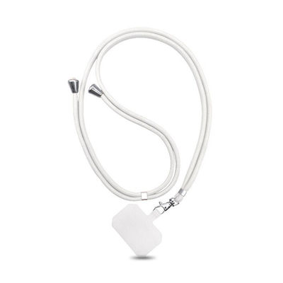 Universal Crossbody Patch Phone Lanyards White