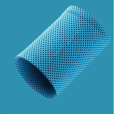 Cooling Wrist Brace Wristbands For Exercise, Breathable Wrist Sweatband Ice Sleeves For Sports, Fitness, And Injury blue