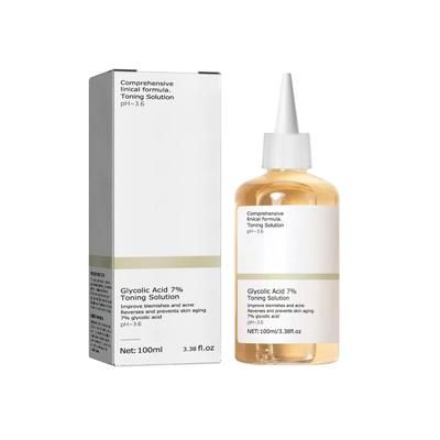 100ml Glycolic Acid 7% Toning Solution Exfoliating Toner For Acne, Pores & Skin Hydration 100ml Glycolic Acid 7% Toning Solution Exfoliating Toner For Acne, Pores & Skin Hydration