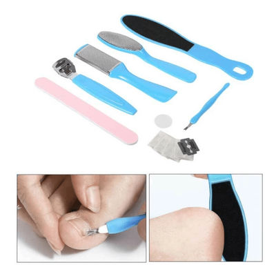 Professional Pedicure Kit, Callus Remover, Foot File, Scraper, Brush & Nail Rasp Professional Pedicure Kit, Callus Remover, Foot File, Scraper, Brush & Nail Rasp