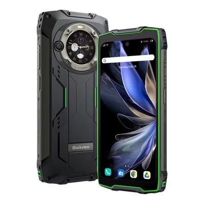 Rugged Dual Display Smartphone With Android 13 And Helio G99 8GB 12GB RAM green