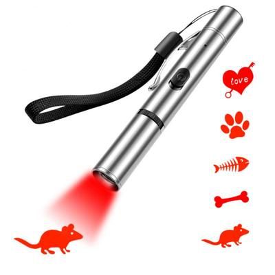 Multifunctional LED Cat Toy: Pet Projector Stick For Fun & Care A