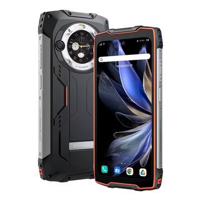 Rugged Dual Display Smartphone With Android 13 And Helio G99 8GB 12GB RAM orange
