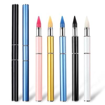 Double Head Diamond Painting Pen: Multifunctional Metal Tool For Convenient Nail Art & Accessories Pink